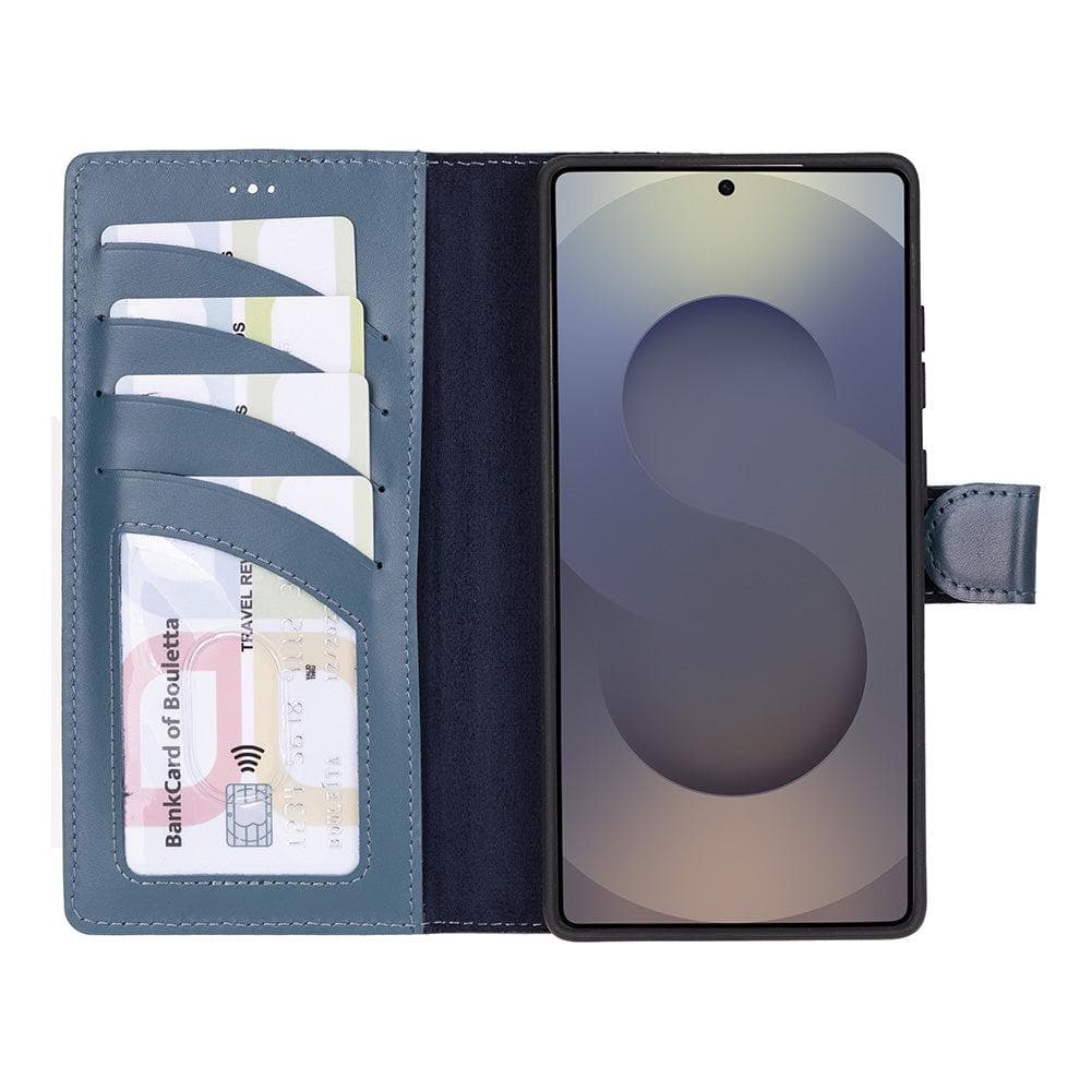 Luxury Handmade Genuine Leather Phone Case for Samsung Galaxy S25 Ultra – Magnetic & Detachable, Unisex Bouletta