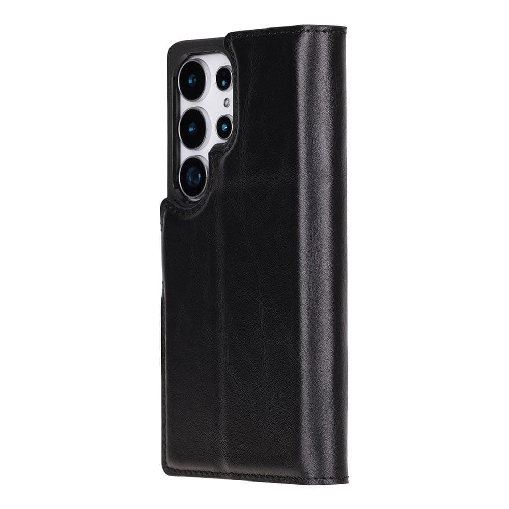 Luxury Handmade Genuine Leather Phone Case for Samsung Galaxy S25 Ultra – Magnetic & Detachable, Unisex Bouletta