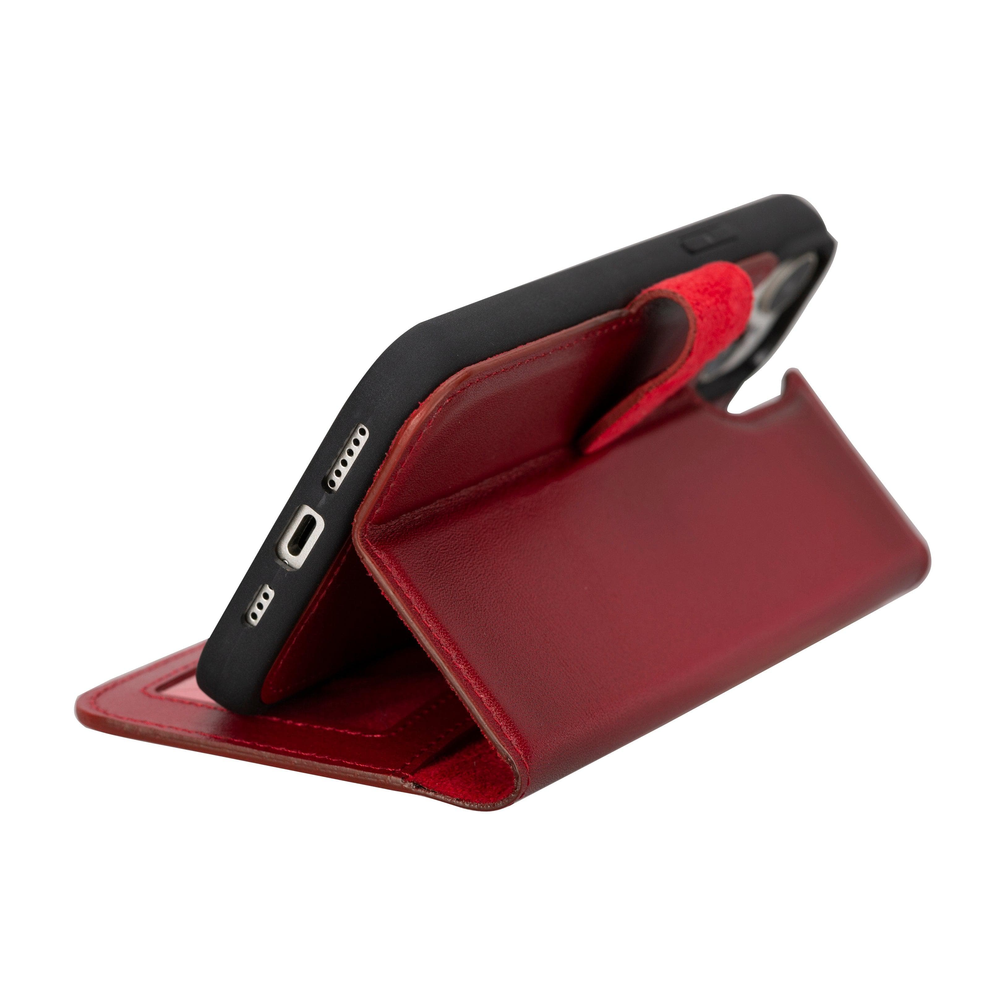 Magic iPhone 16 Detachable Genuine Leather Case Bouletta