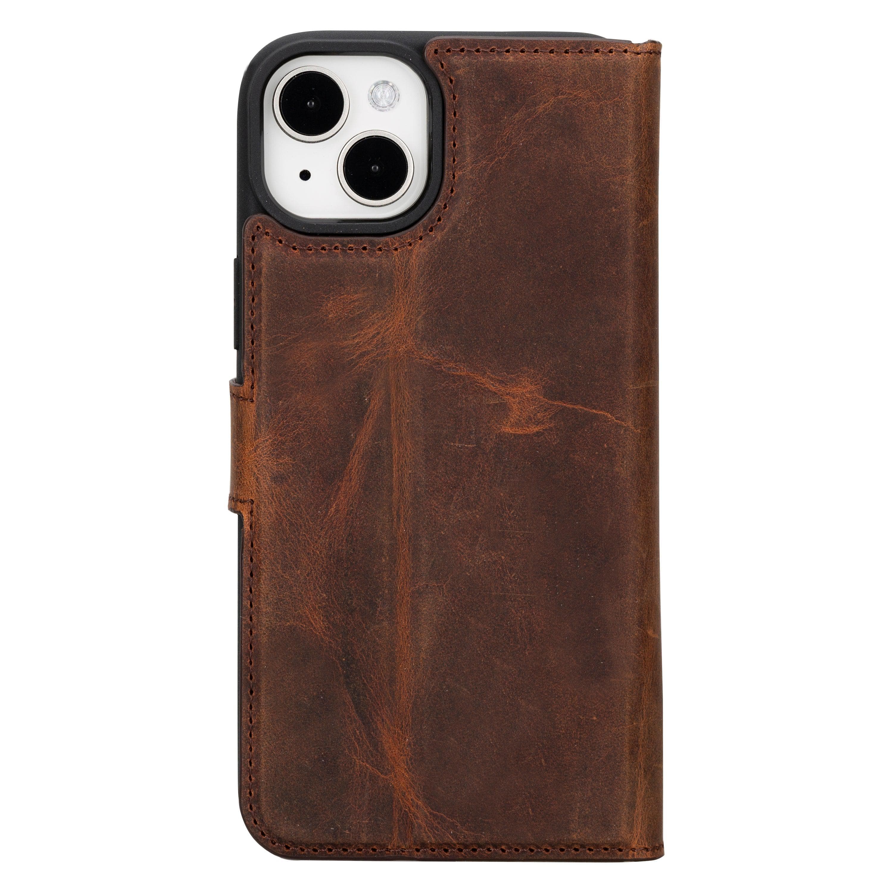 Magic iPhone 16 Plus Detachable Genuine Leather Case Bouletta