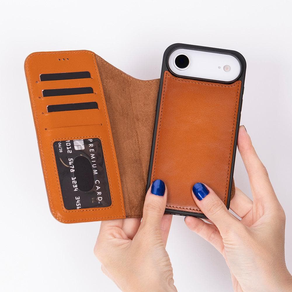 Magic iPhone 17 Air Leather Detachable Wallet Case Bouletta