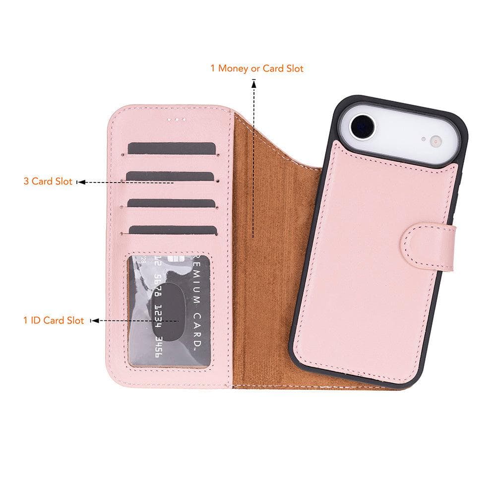 Magic iPhone 17 Air Leather Detachable Wallet Case Bouletta