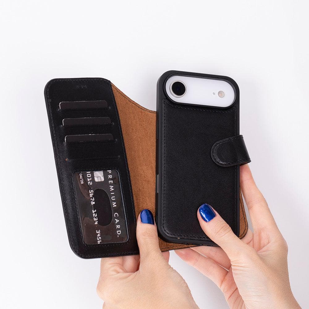 Magic iPhone 17 Air Leather Detachable Wallet Case Bouletta