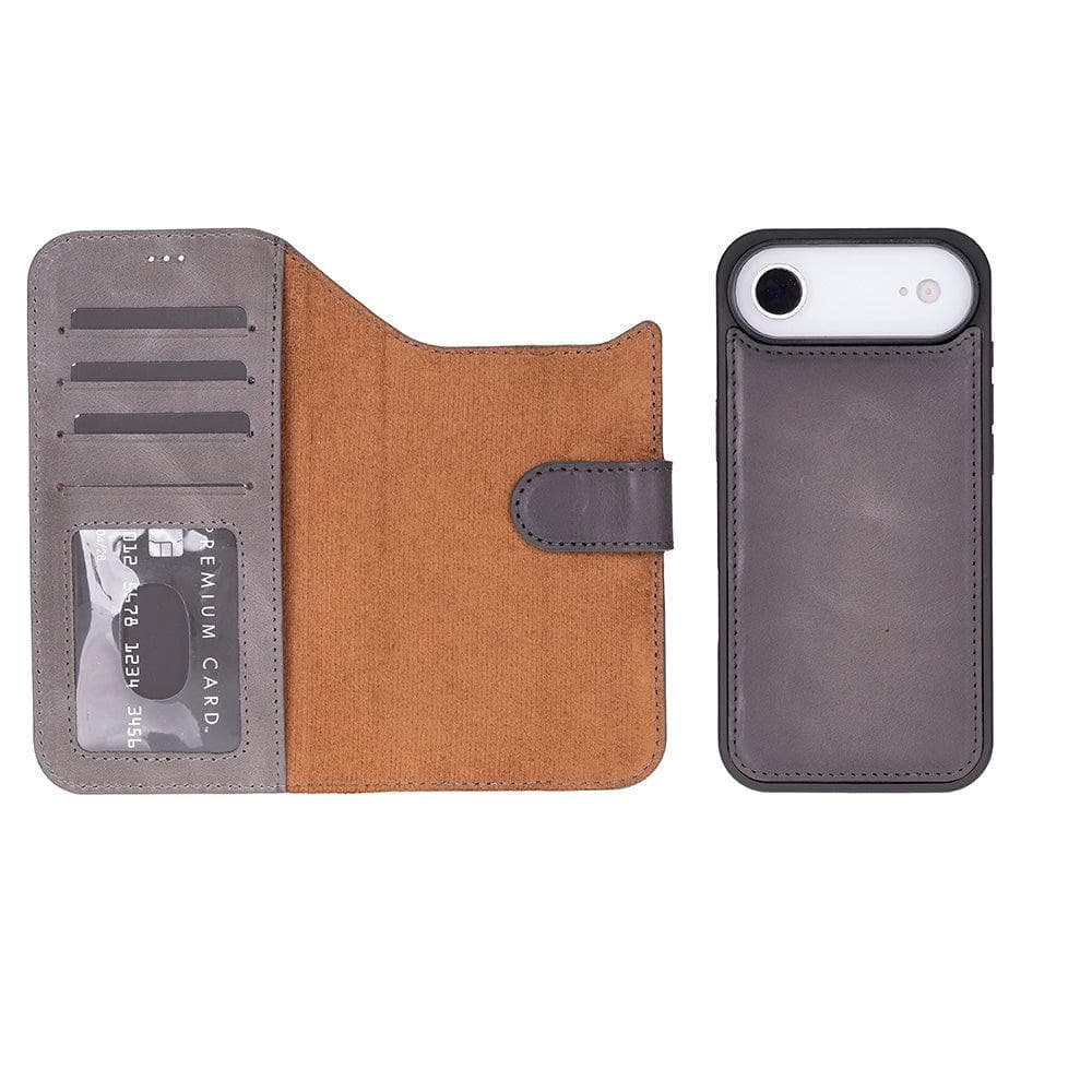 Magic iPhone 17 Air Leather Detachable Wallet Case Bouletta