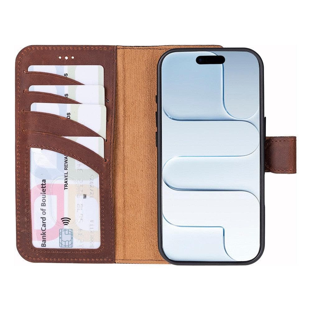Magic iPhone 17 Detachable Leather Wallet Case Bouletta