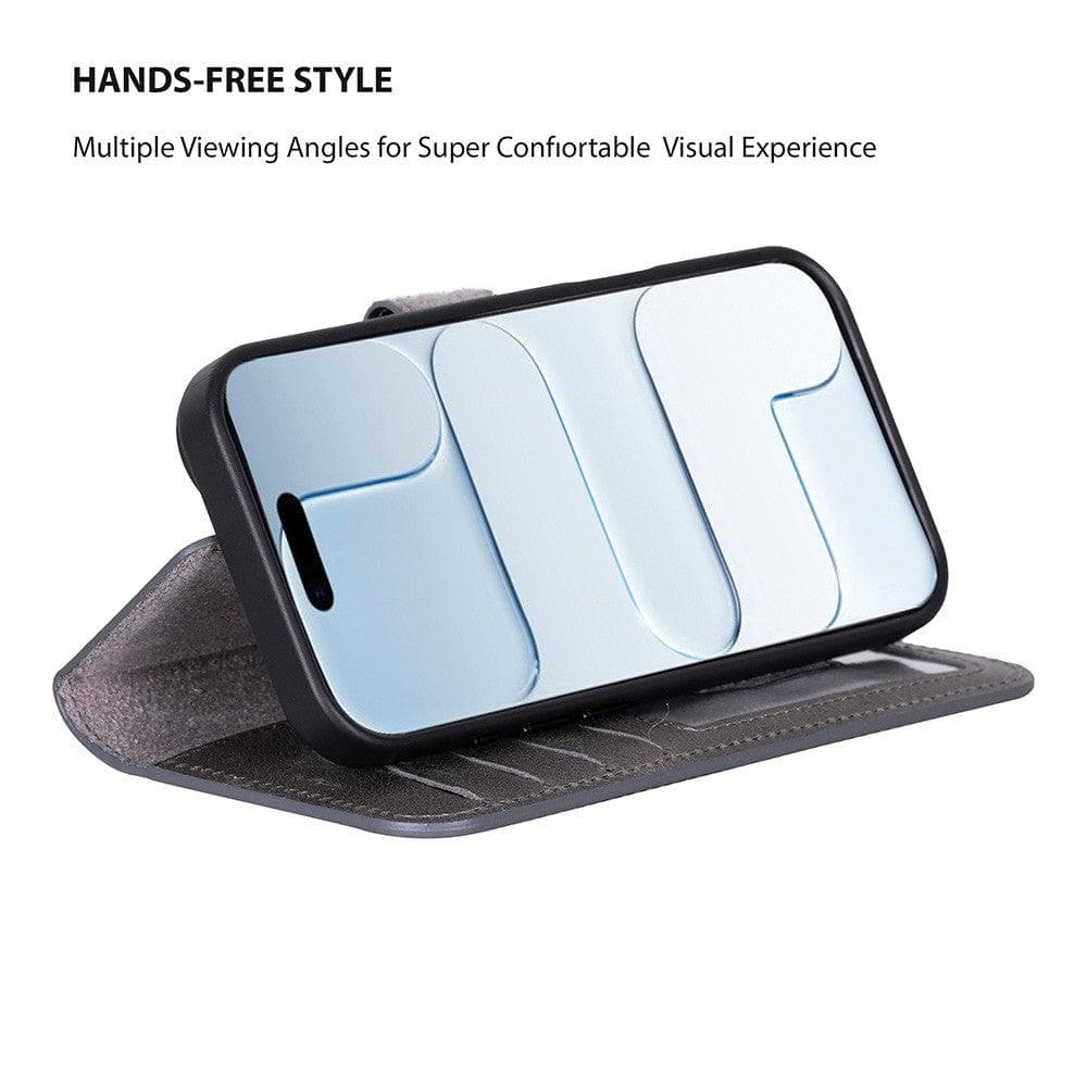 Magic iPhone 17 Detachable Leather Wallet Case Bouletta