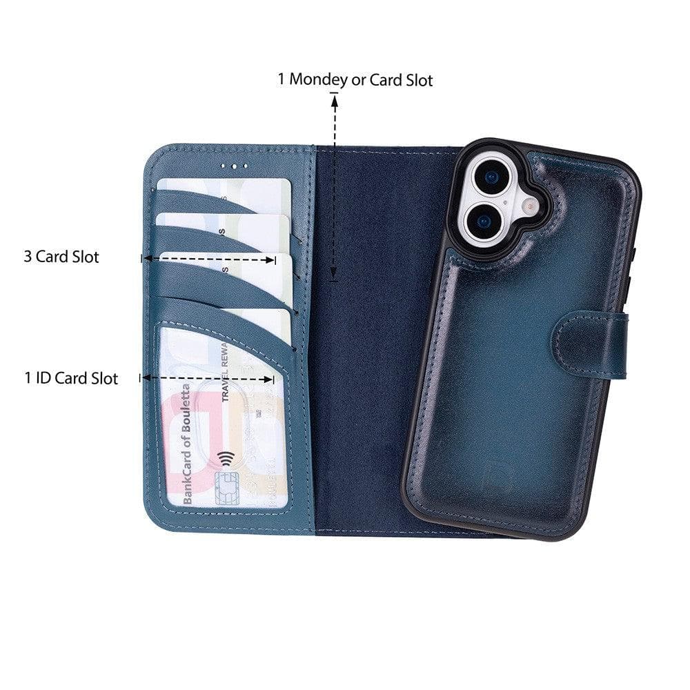 Magic iPhone 17 Detachable Leather Wallet Case Bouletta
