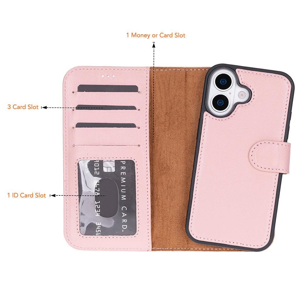 Magic iPhone 17 Leather Detachable Wallet Case Bouletta
