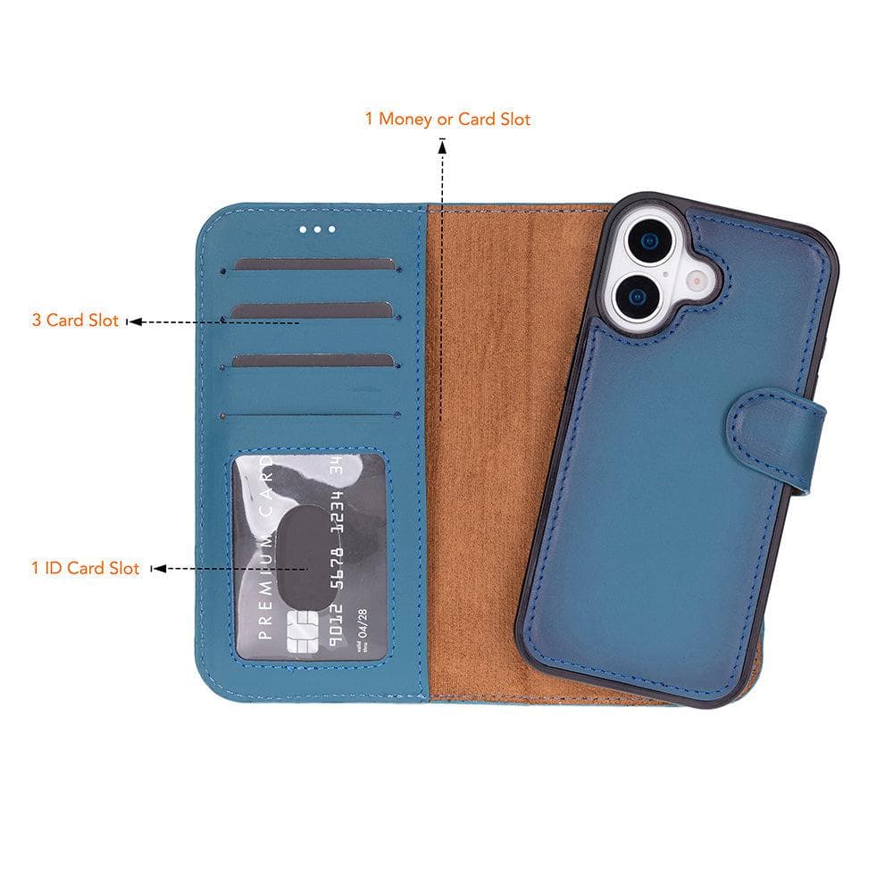 Magic iPhone 17 Leather Detachable Wallet Case Bouletta