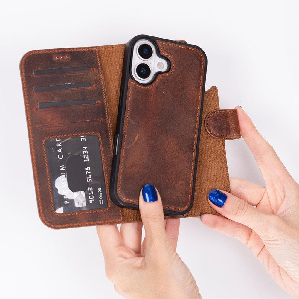 Magic iPhone 17 Leather Detachable Wallet Case Bouletta