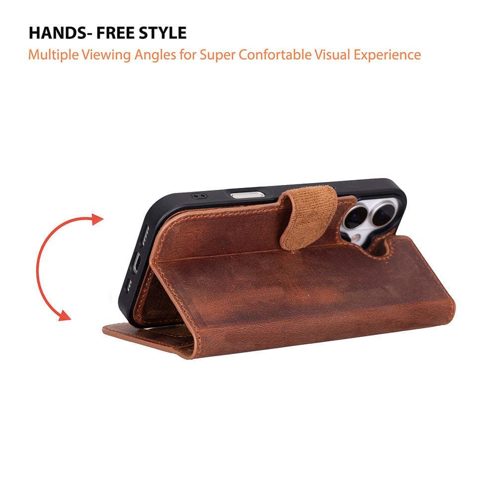 Magic iPhone 17 Leather Detachable Wallet Case Bouletta