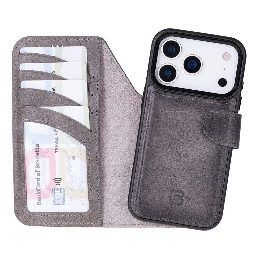Magic iPhone 17 Pro Detachable Leather Wallet Case Bouletta