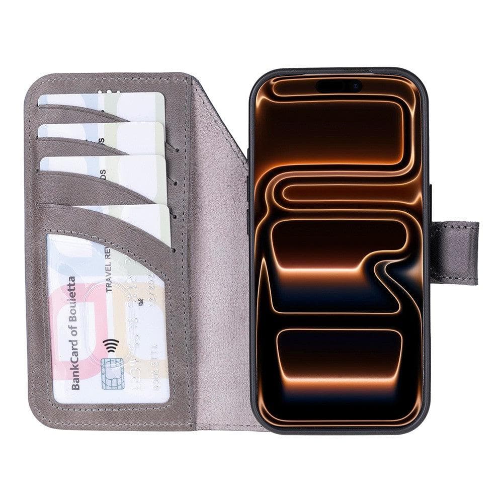 Magic iPhone 17 Pro Detachable Leather Wallet Case Bouletta