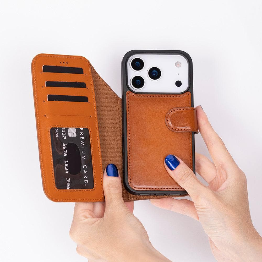 Magic iPhone 17 Pro Leather Detachable Wallet Case Bouletta