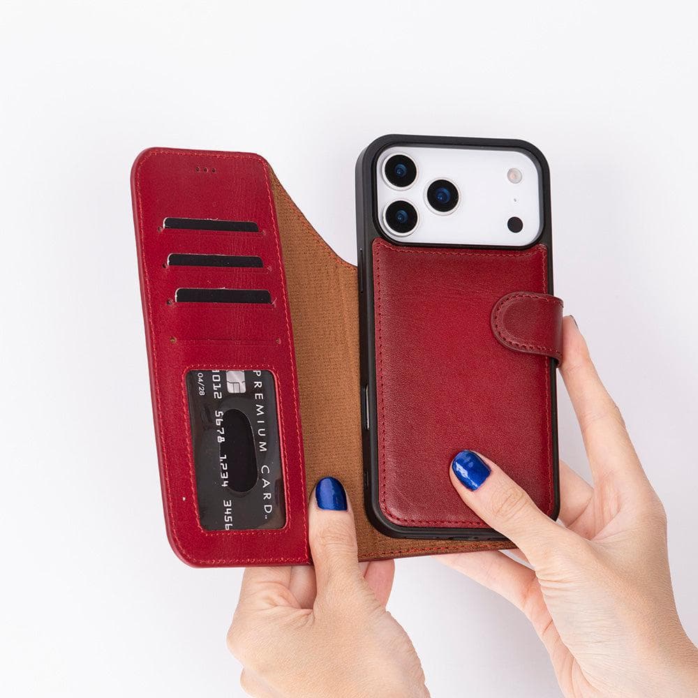 Magic iPhone 17 Pro Max Detachable Leather Wallet Case Bouletta