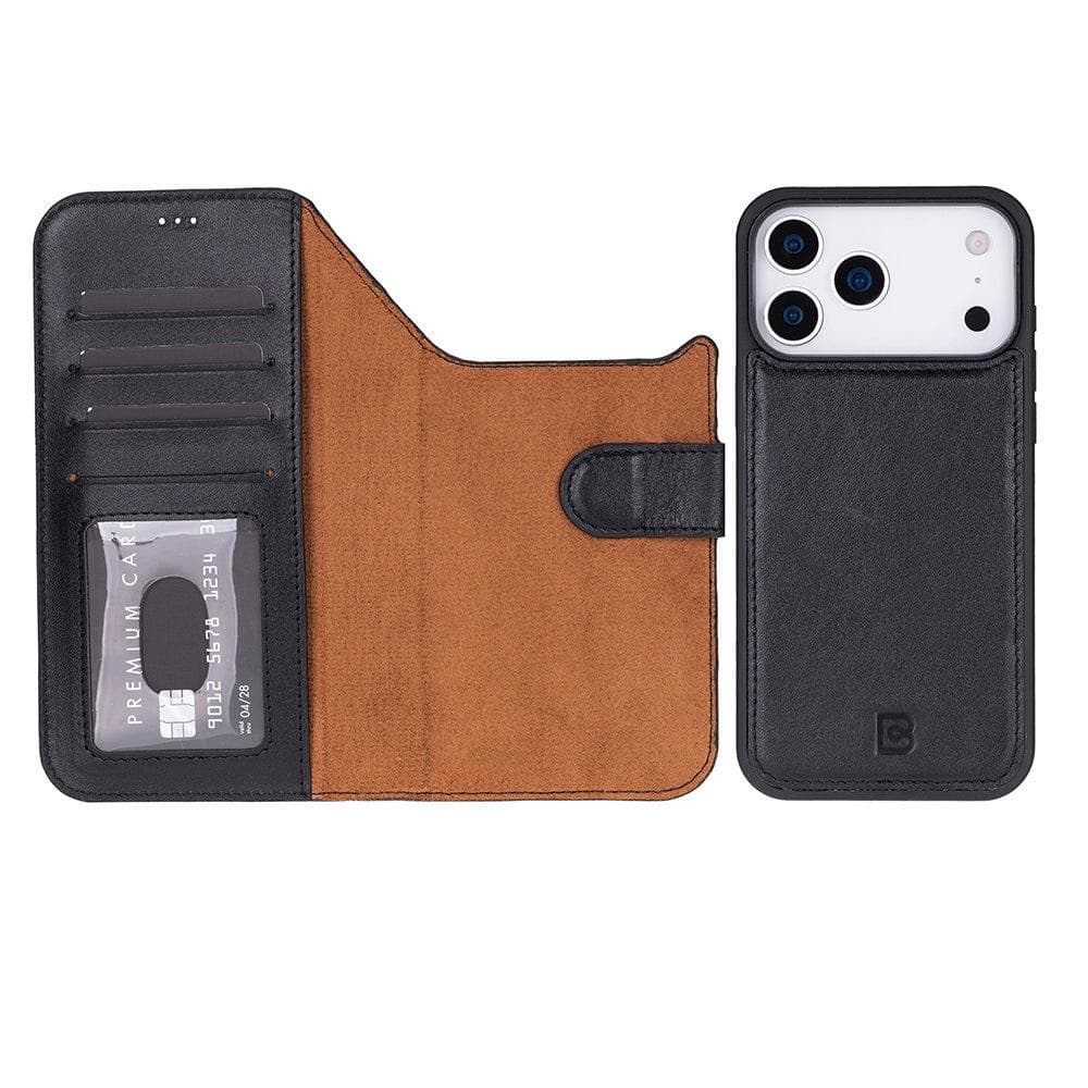 Magic iPhone 17 Pro Max Detachable Leather Wallet Case Bouletta