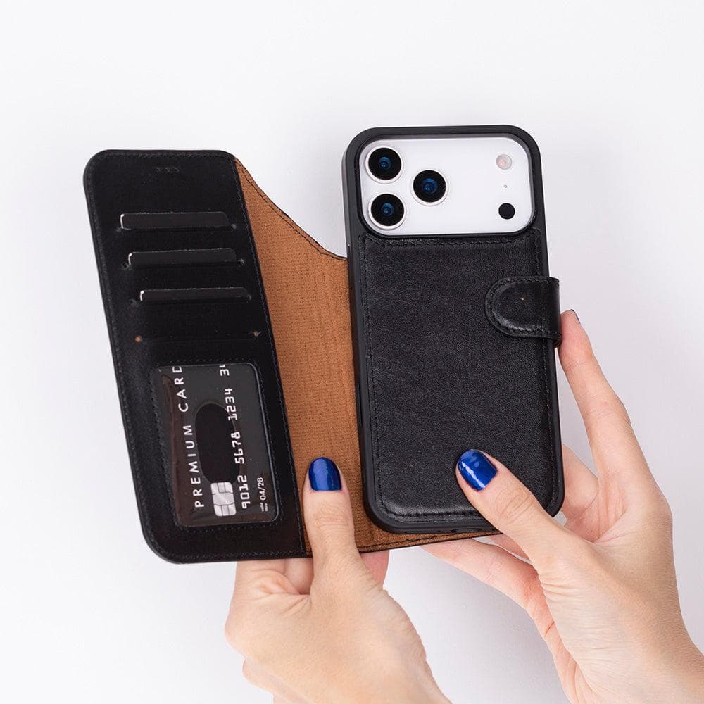 Magic iPhone 17 Pro Max Leather Detachable Wallet Case Bouletta