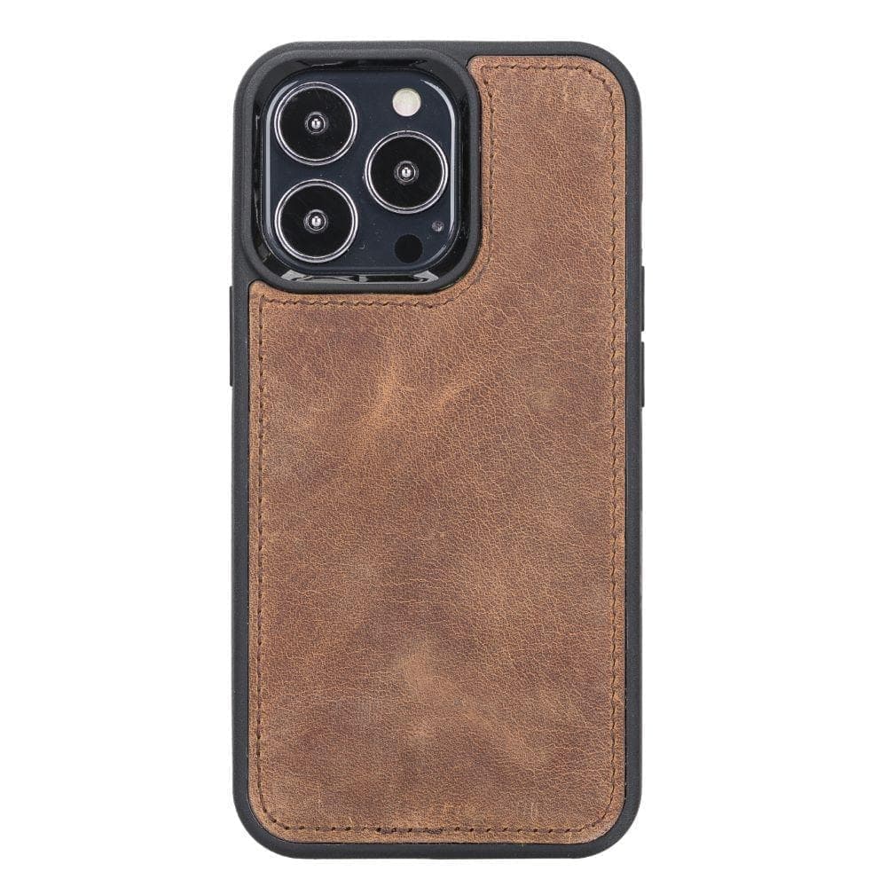 Magic iPhone13 Series Detachable Genuine Leather Wallet Case - MW UnBranded