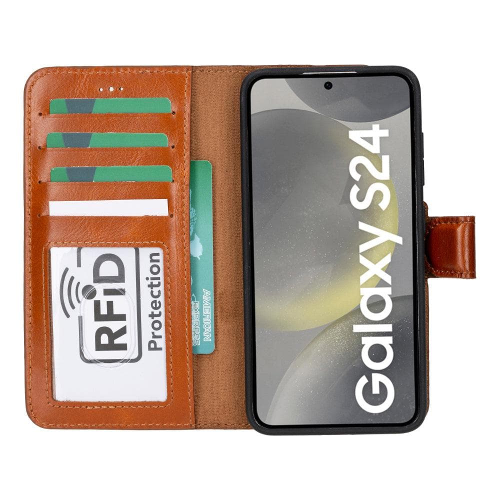 Magic Samsung Galaxy S25 Detachable Leather Wallet Case Bouletta