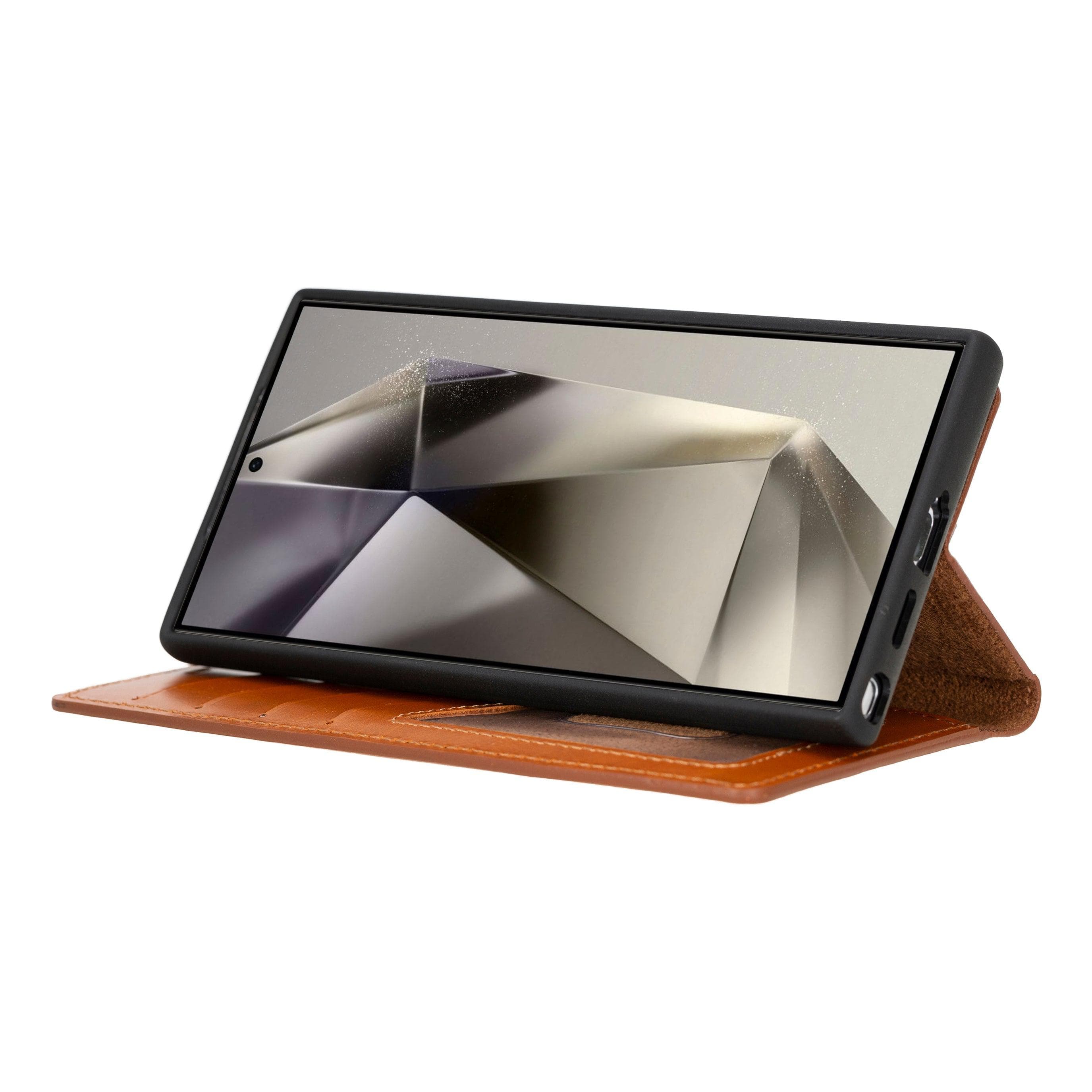 Magic Samsung Galaxy S25 Ultra Detachable Leather Wallet Case Bouletta