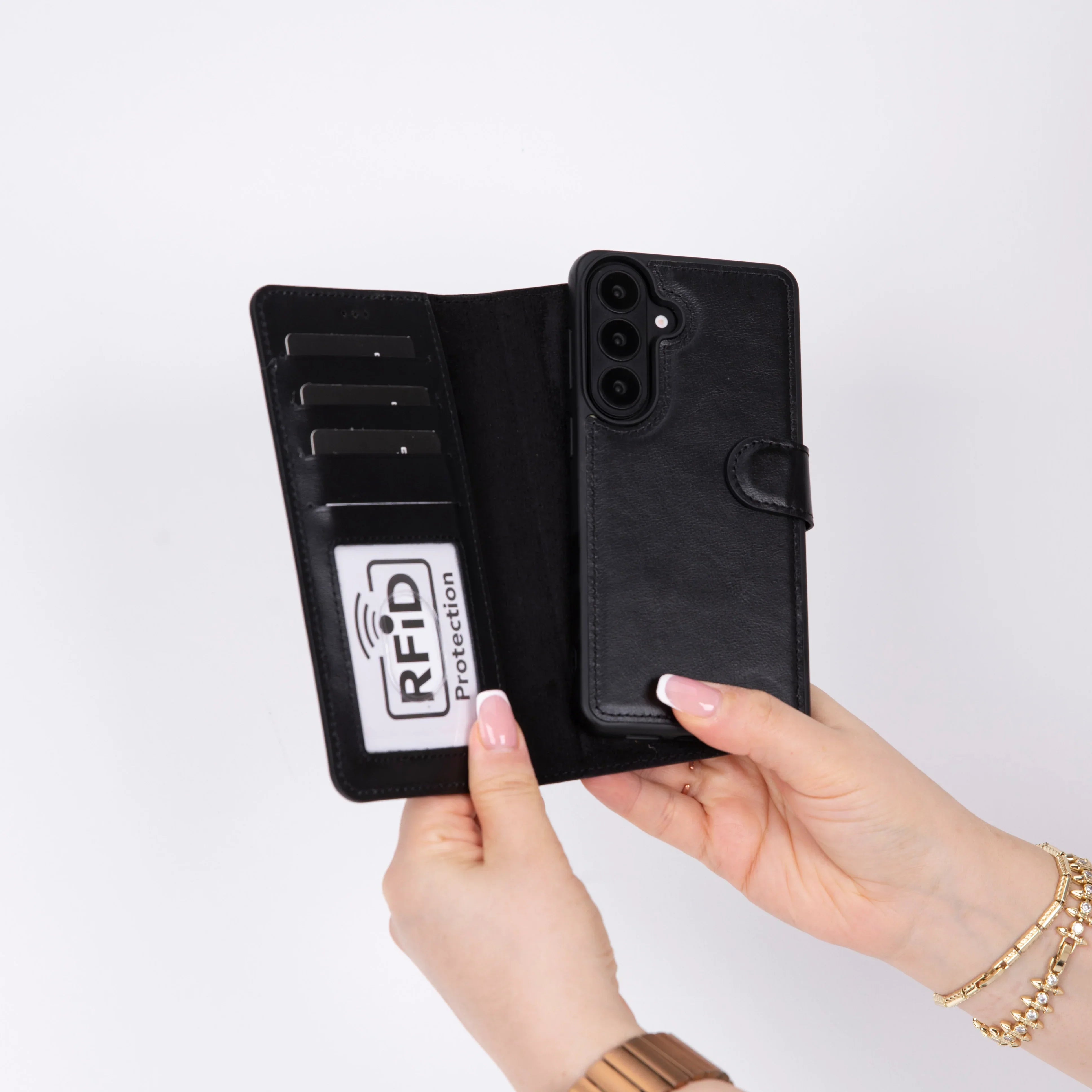 Magic Samsung Galaxy S26 Plus Detachable Leather Wallet Case Bouletta