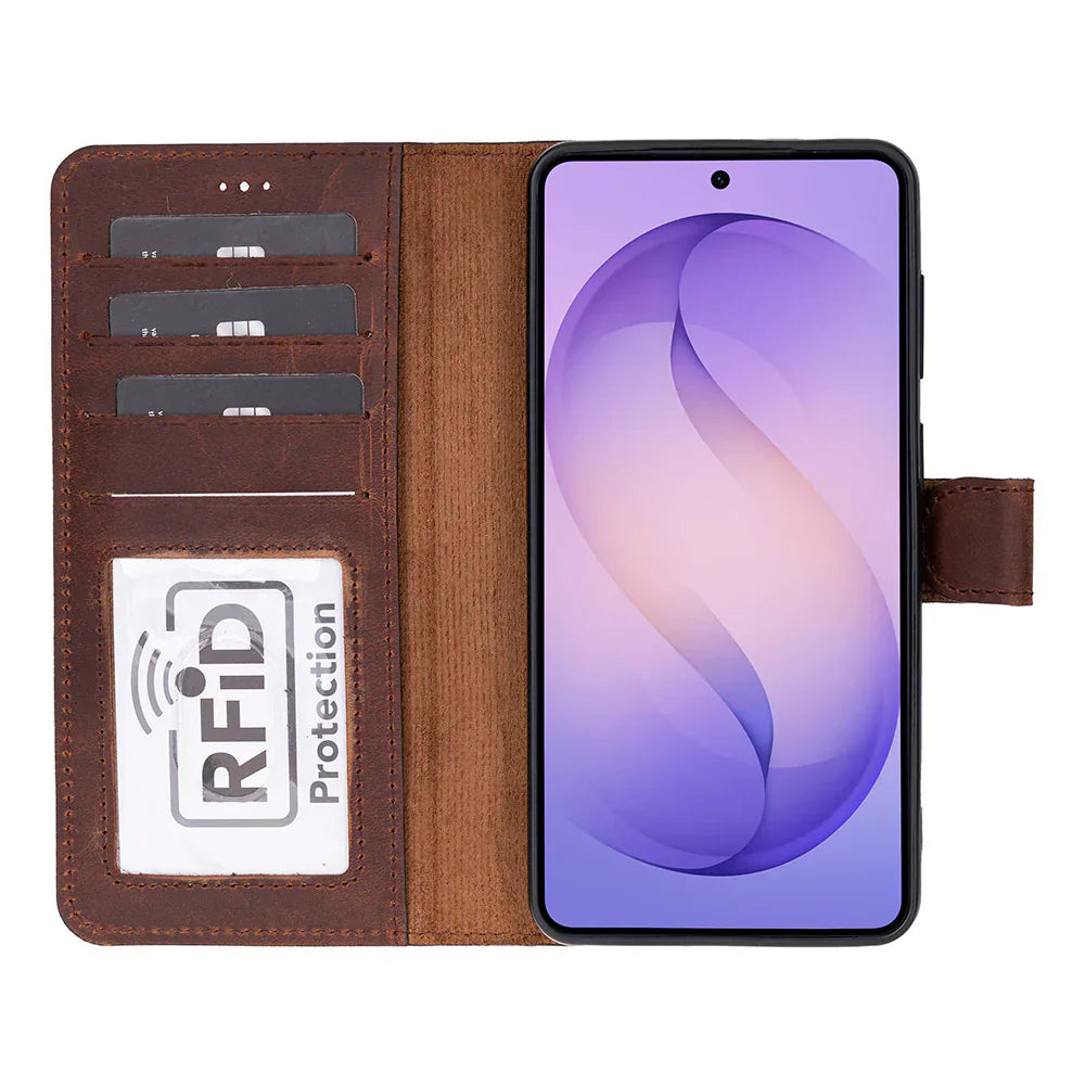 Magic Samsung Galaxy S26 Plus Detachable Leather Wallet Case Bouletta