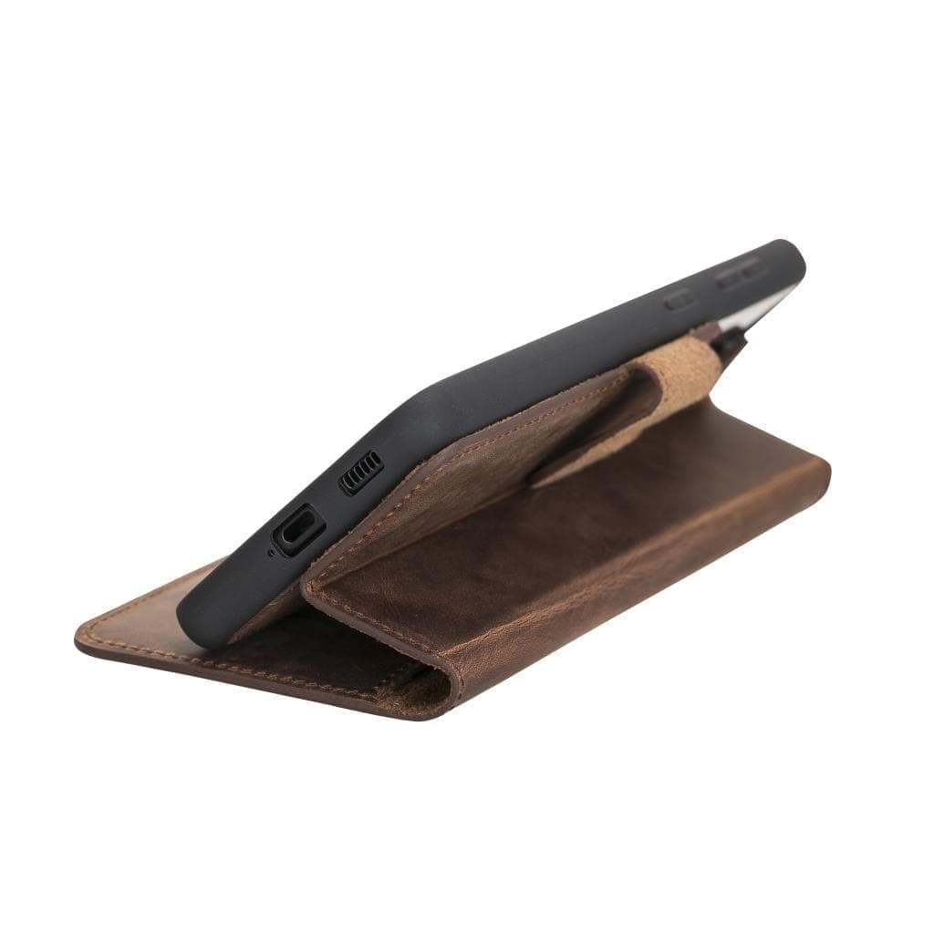 Magic Samsung Series Detachable Genuine Leather Wallet Case - MW Bouletta