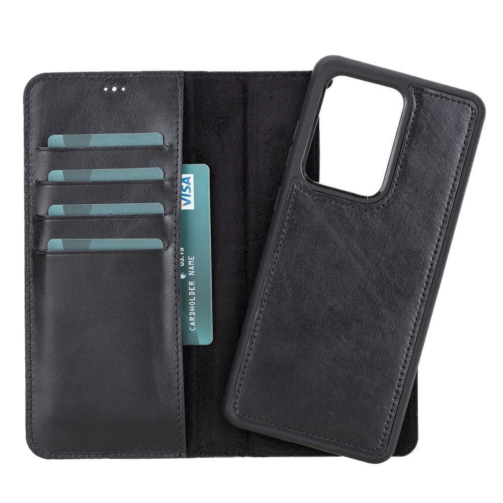 Magic Samsung Series Detachable Genuine Leather Wallet Case - MW Bouletta