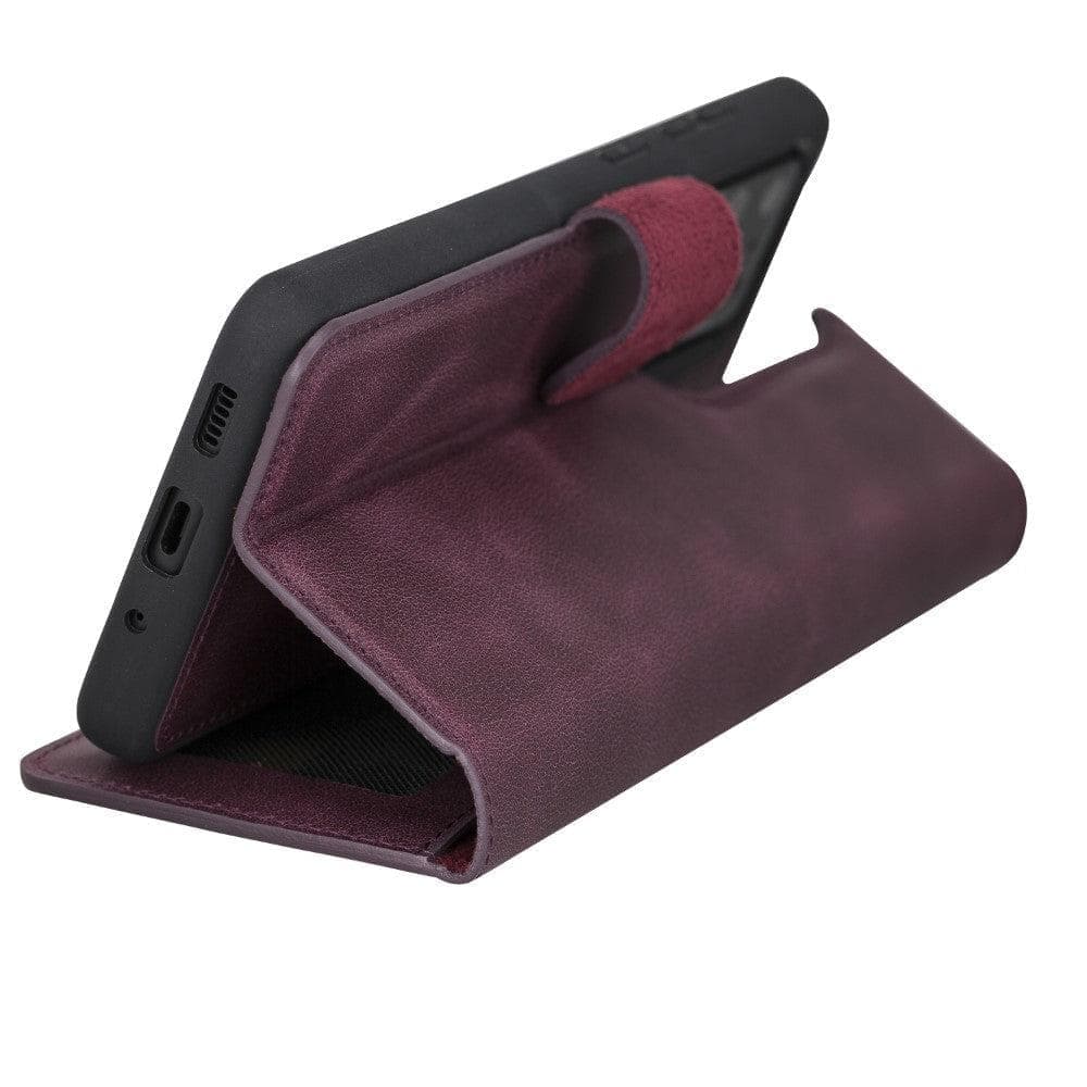 Magic Samsung Series Detachable Genuine Leather Wallet Case - MW Bouletta