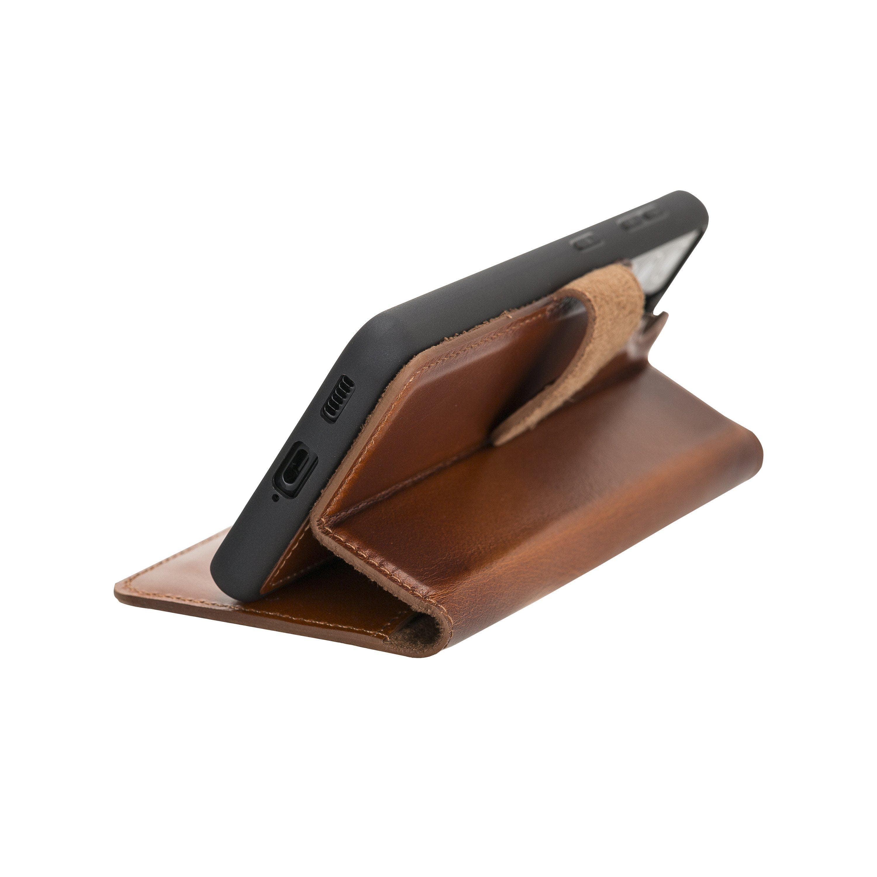 Magic Samsung Series Detachable Genuine Leather Wallet Case - MW Bouletta