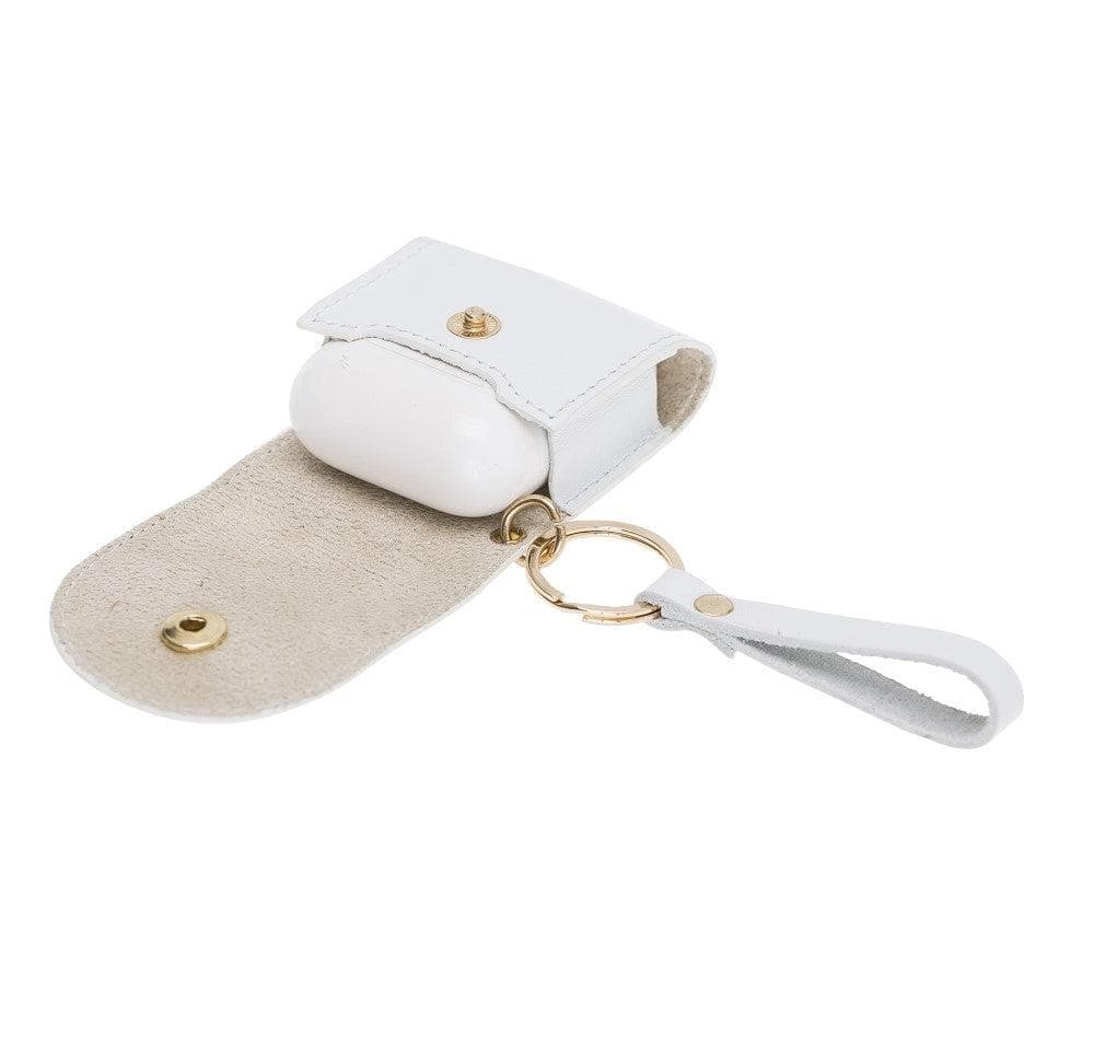 Mai Snap AirPods 3 and AirPods Pro Leather Case with Hook - Airpods 1/2 / Antic Brown ANTIC BROWN Bouletta