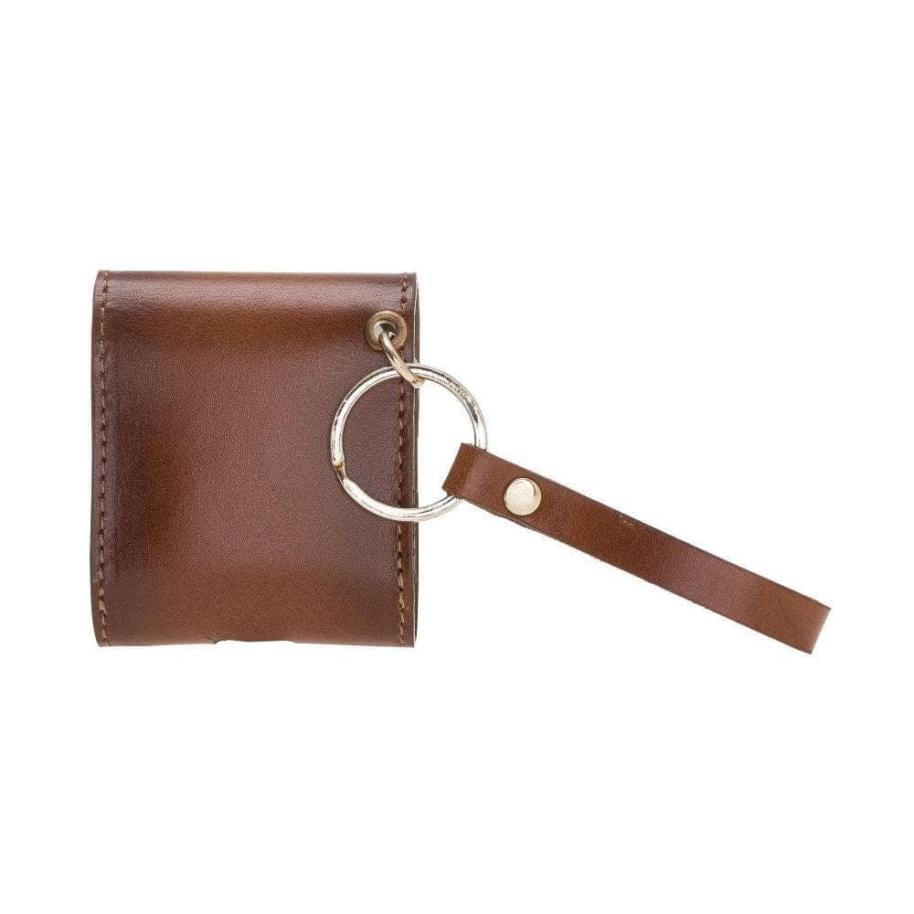 Mai Snap AirPods 3 and AirPods Pro Leather Case with Hook - Airpods 1/2 / Antic Brown ANTIC BROWN Bouletta