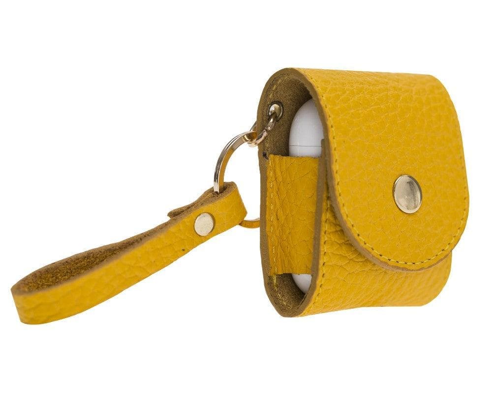 Mai Snap AirPods 3 and AirPods Pro Leather Case with Hook - Airpods 1/2 / Antic Tan ANTIC MOCCA Bouletta