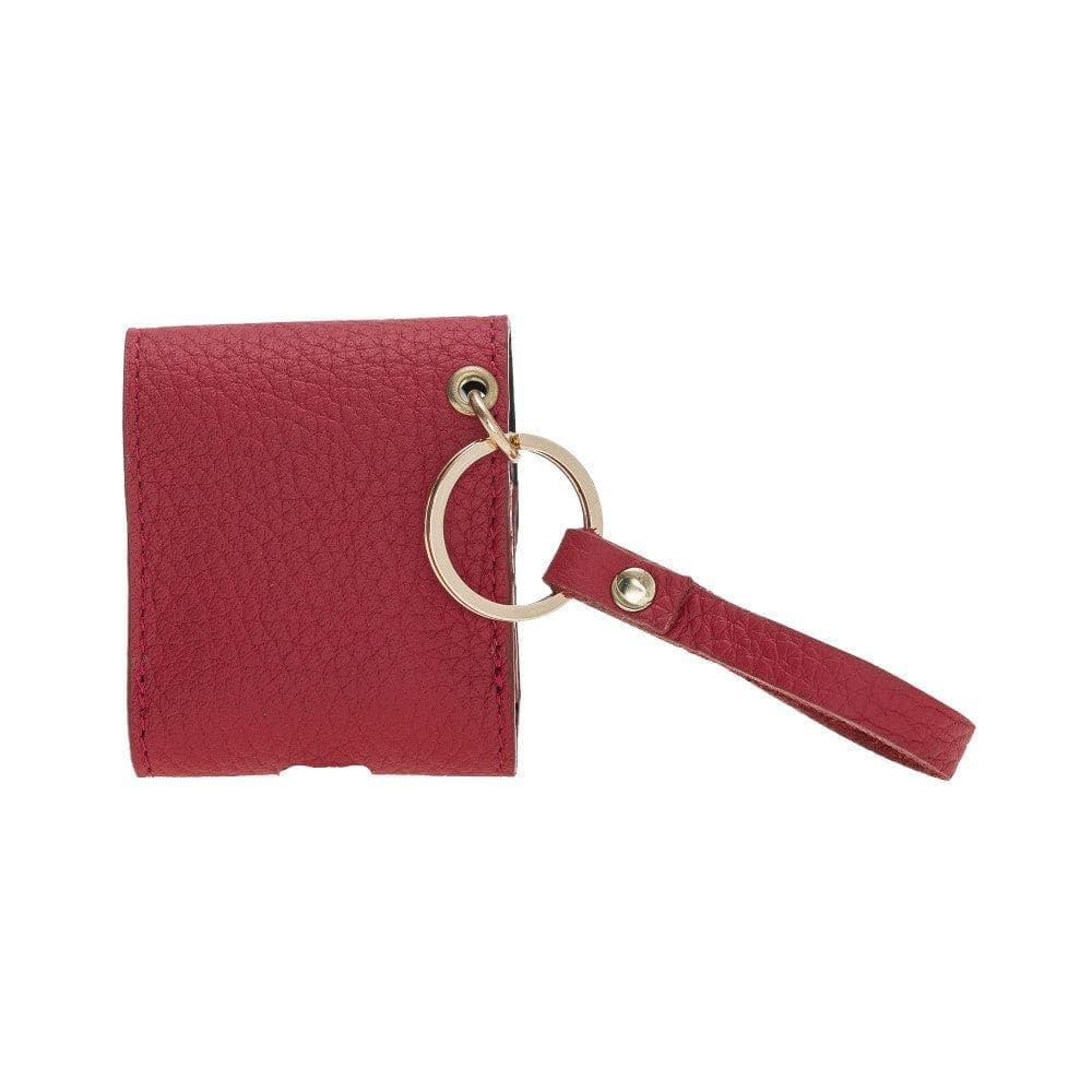 Mai Snap AirPods 3 and AirPods Pro Leather Case with Hook - Airpods 1/2 / Red FLOATER CRIMSON Bouletta