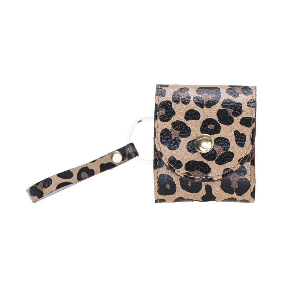 Mai Snap AirPods 3 and AirPods Pro Leather Case with Hook - Airpods 3 / Leopard Bouletta