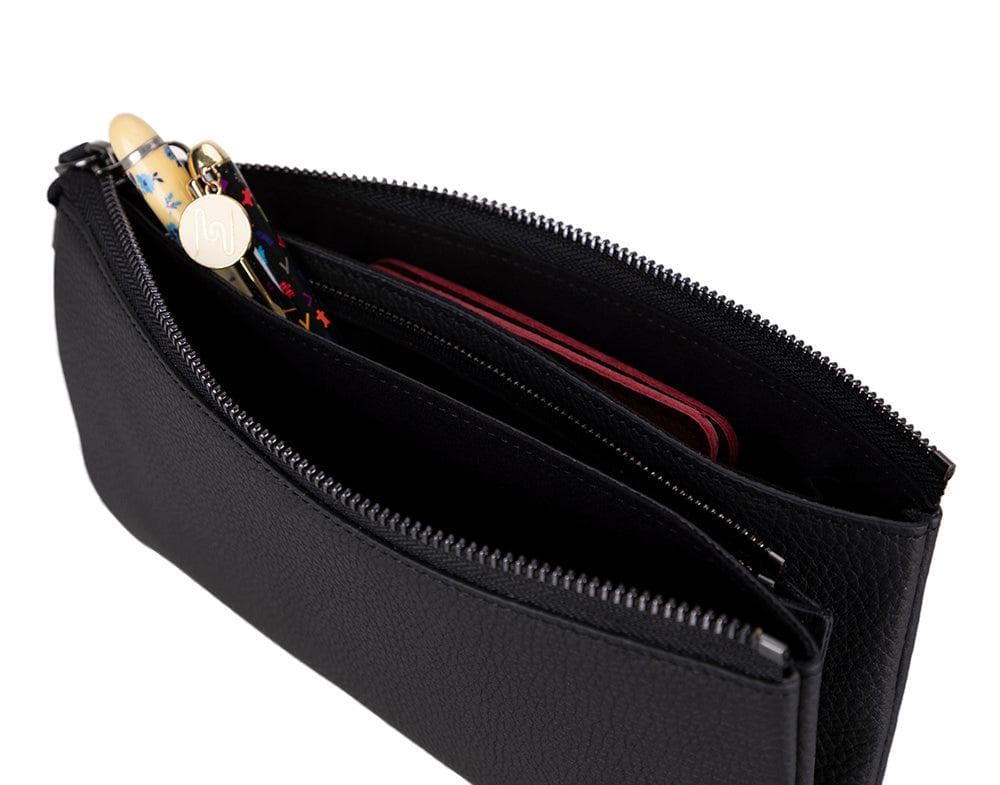 Majeste Leather Clutch Bag Bouletta