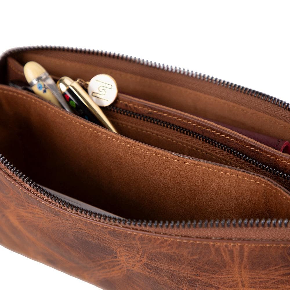 Majeste Leather Clutch Bag Bouletta