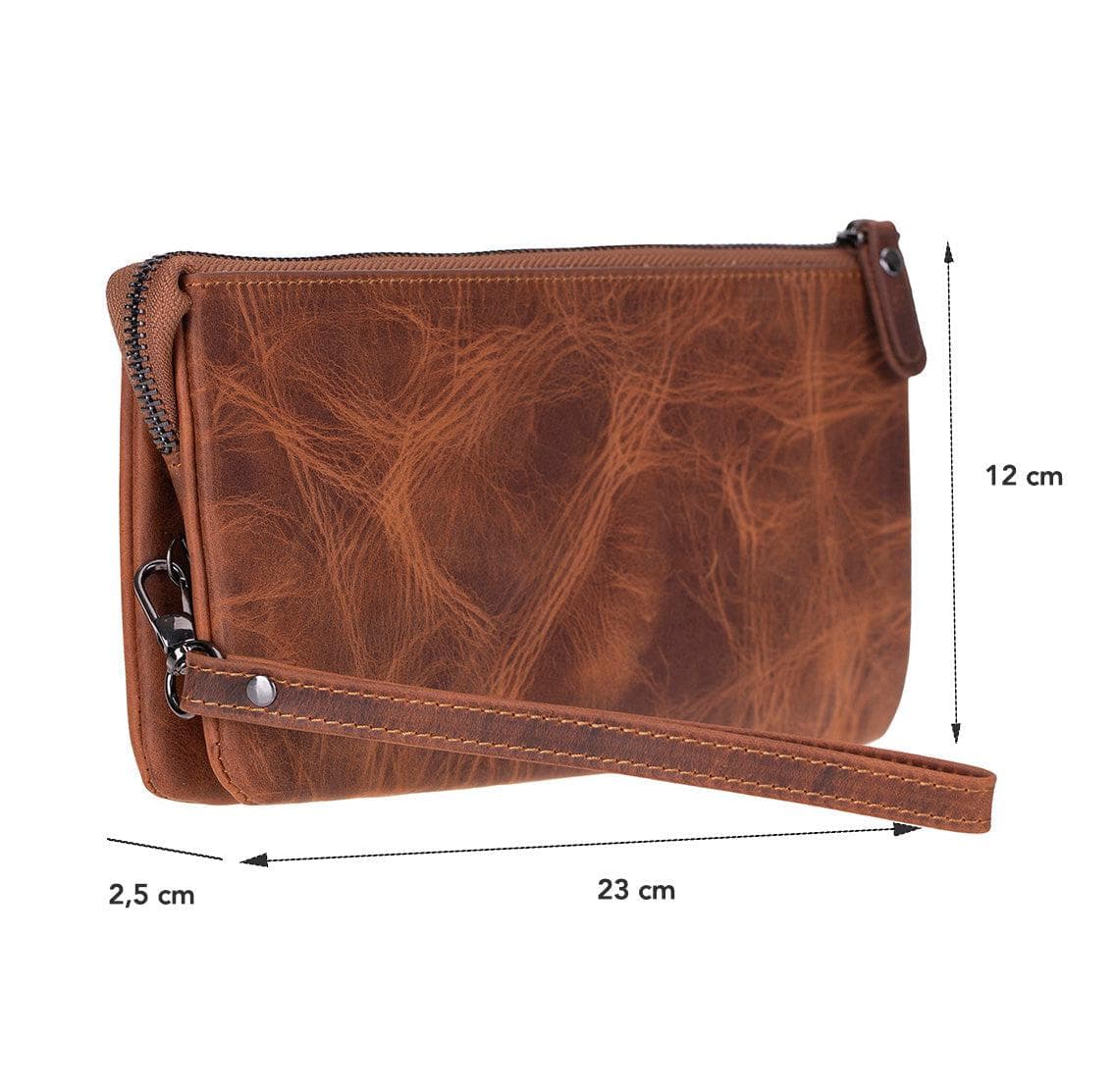 Majeste Leather Clutch Bag Bouletta