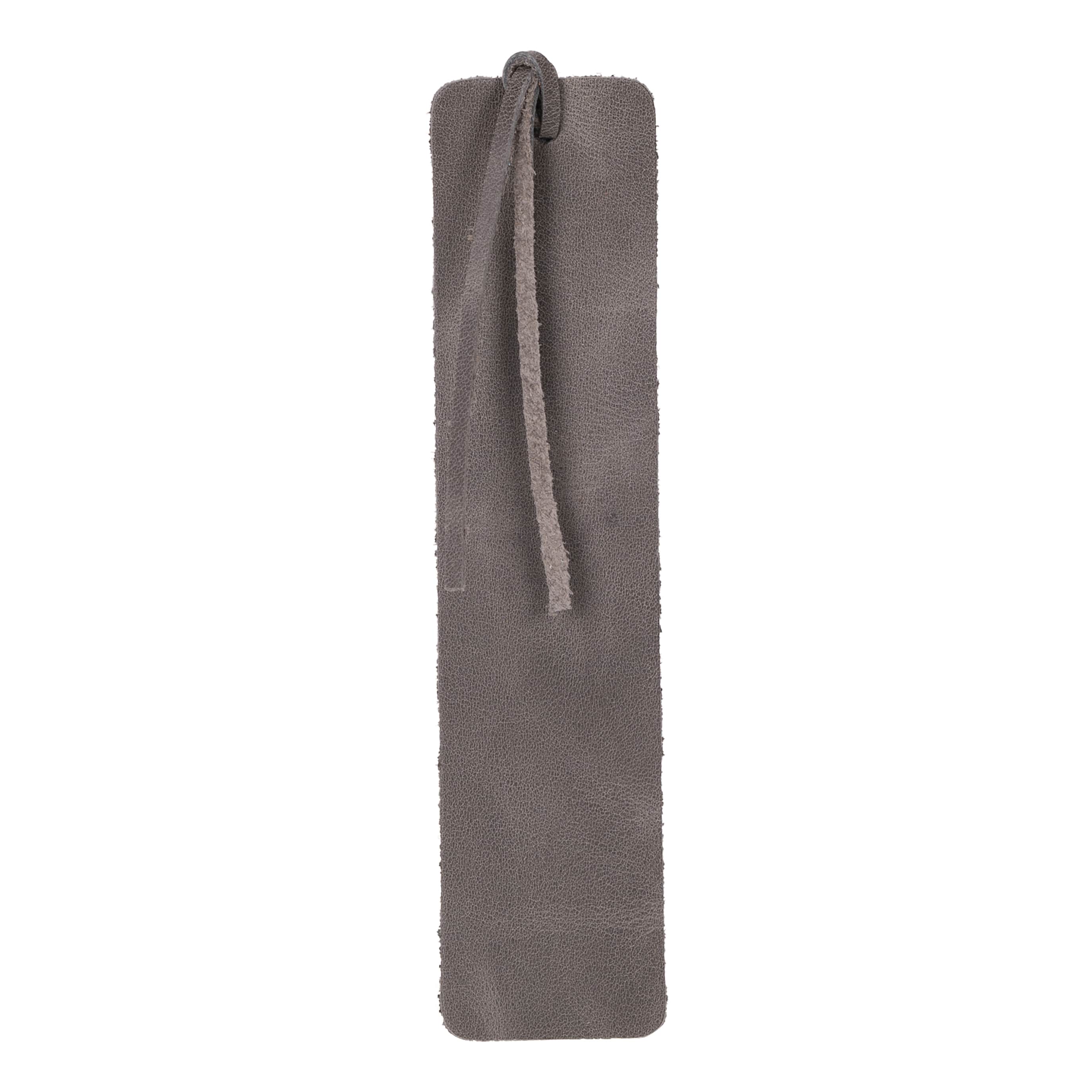 Markora Leather Bookmark Light Gray Bouletta