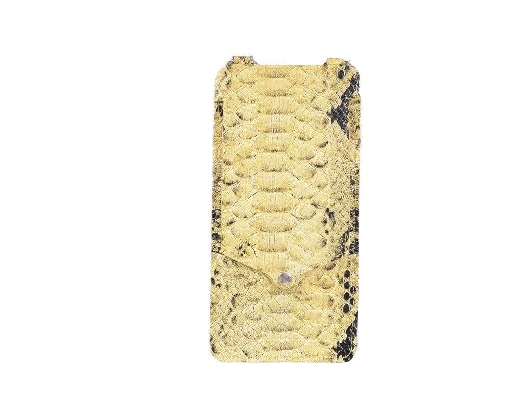 Marlo Leather Universal Phone Case Snake Yellow / Leather Bouletta LTD