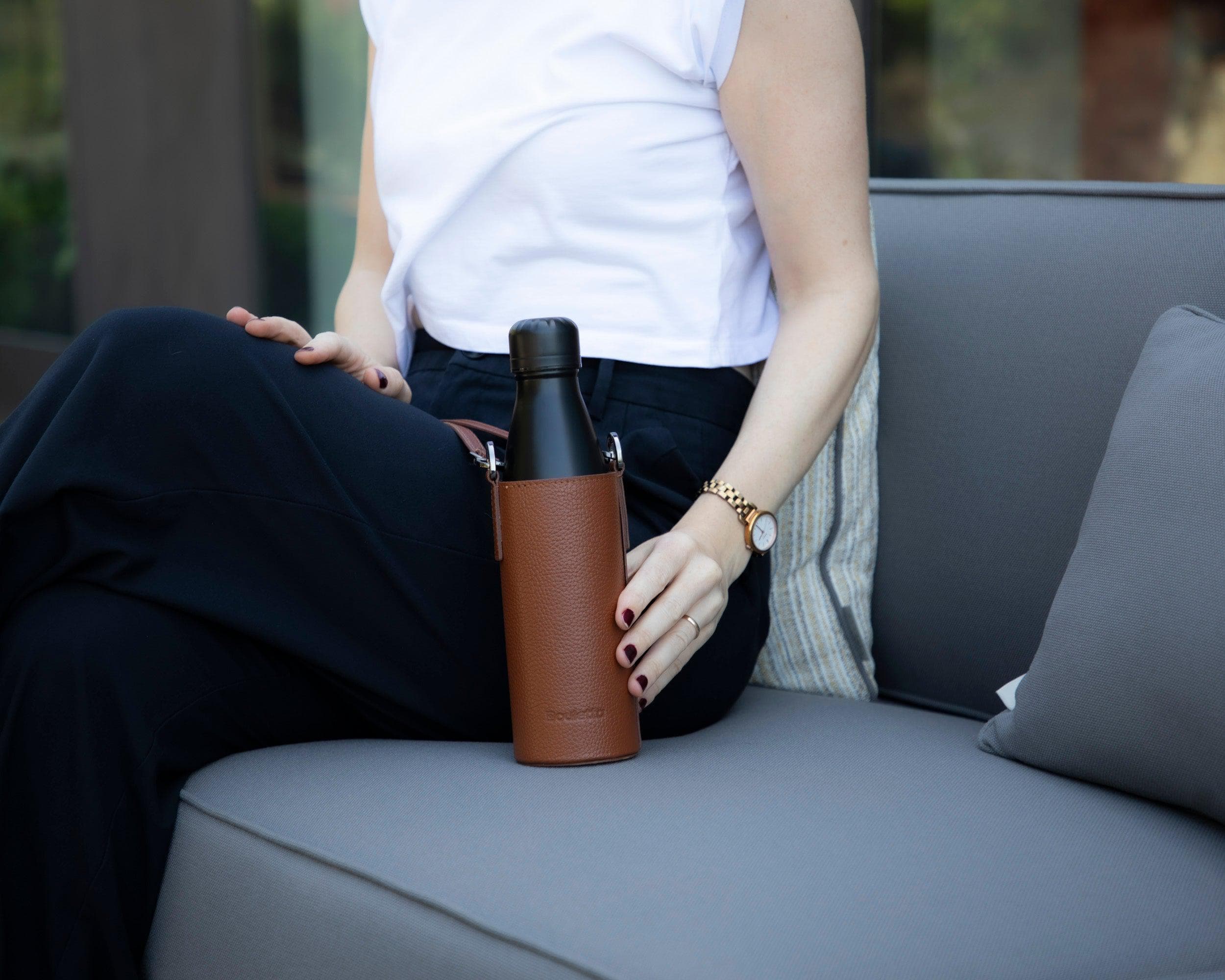 Mateo Leather Bottle Case Bouletta