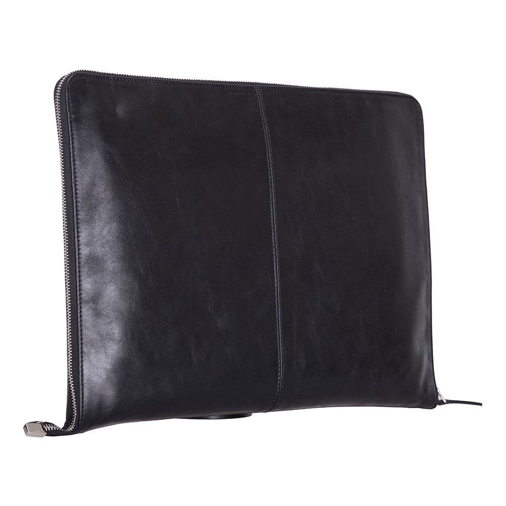 Miraj Leather Prayer Rug Black Bouletta