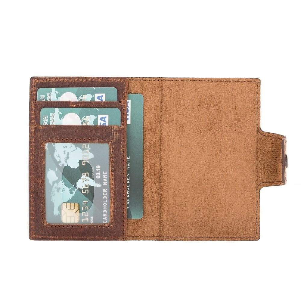 Mondello Genuine Leather Pop-Up Card Holder Bouletta