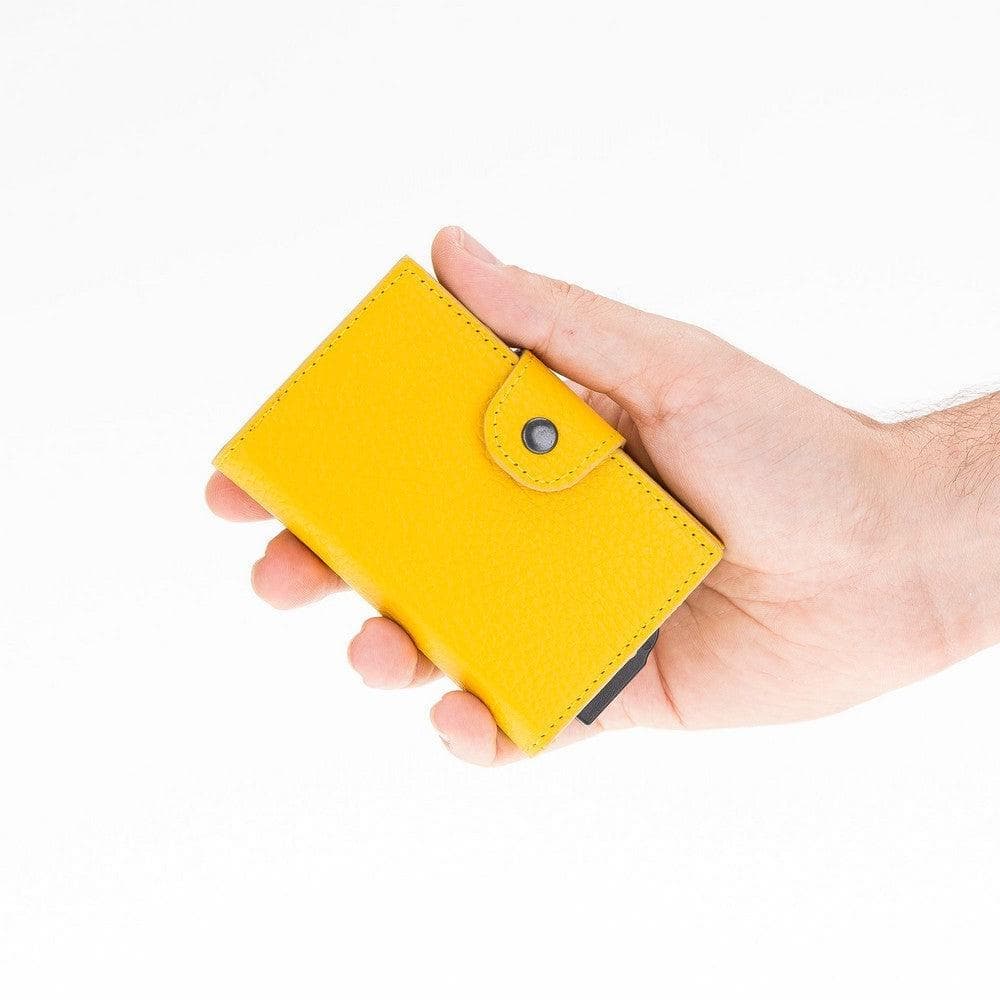 Mondello Genuine Leather Pop-Up Card Holder Bouletta