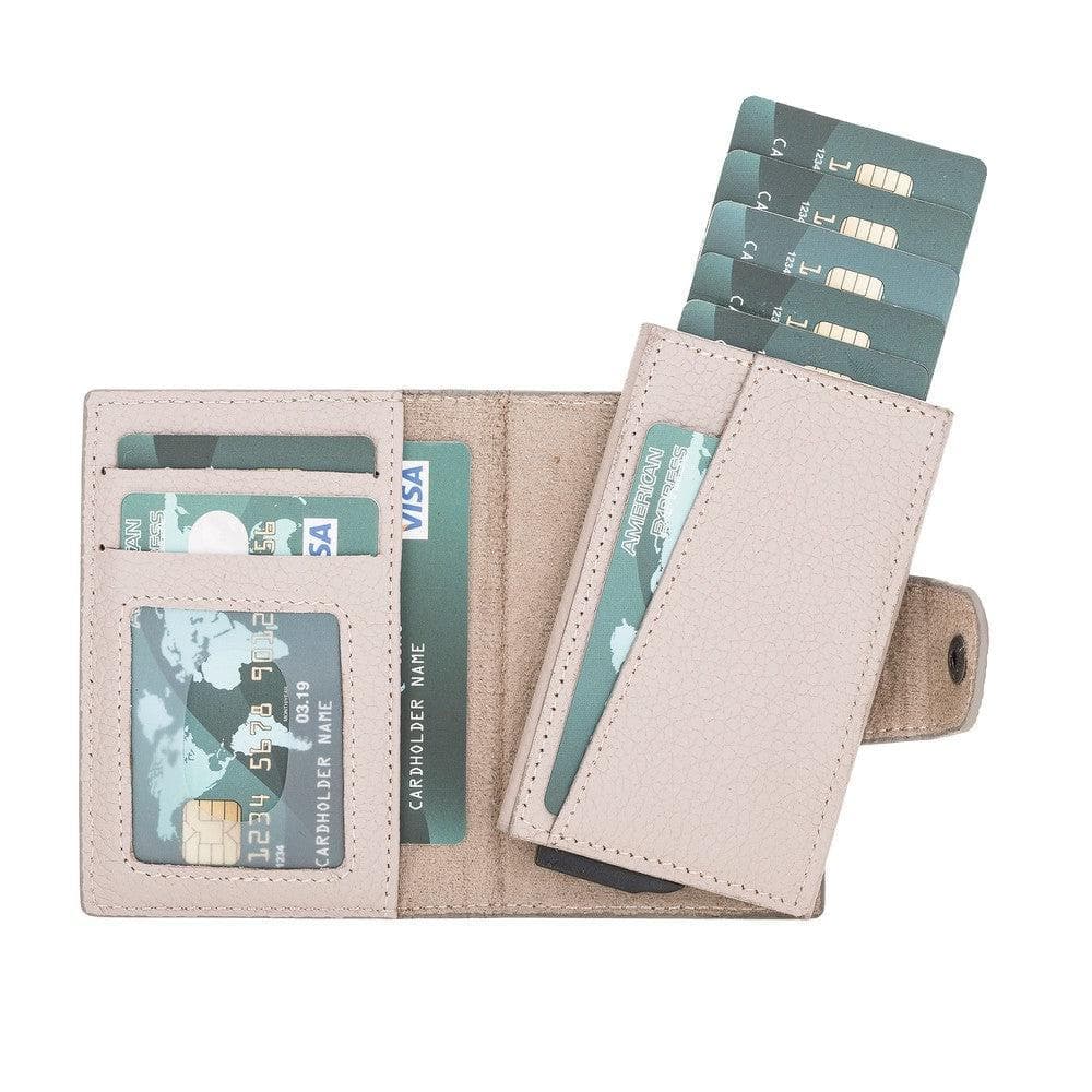 Mondello Genuine Leather Pop-Up Card Holder Bouletta