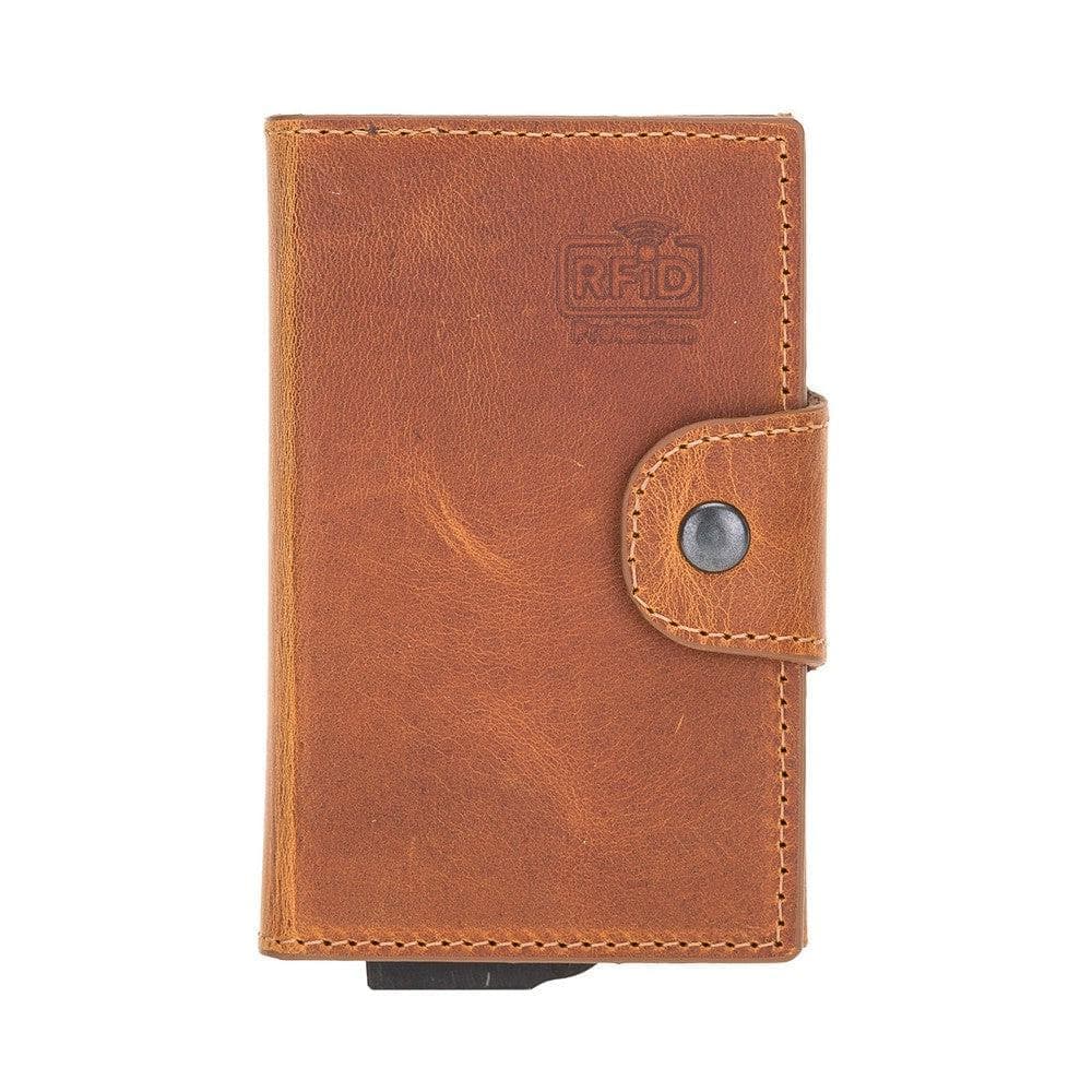 Mondello Genuine Leather Pop-Up Card Holder Bouletta