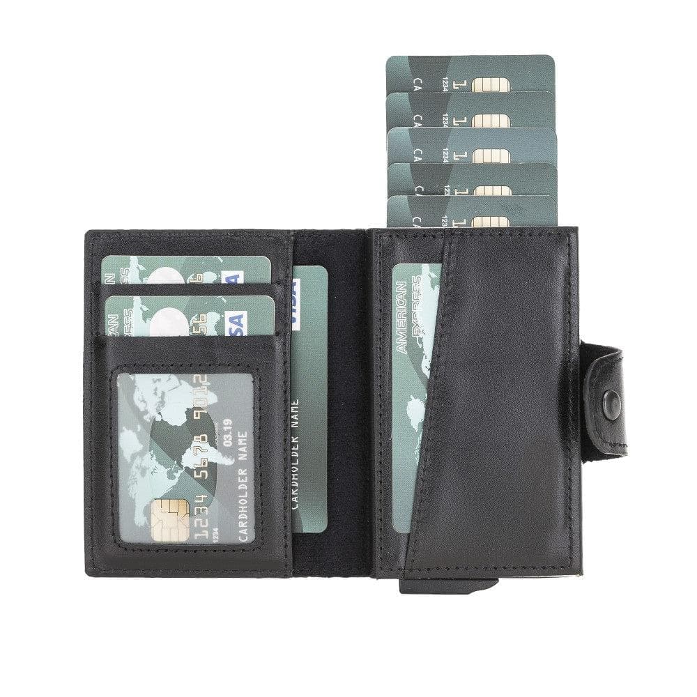 Mondello Genuine Leather Pop-Up Card Holder Bouletta