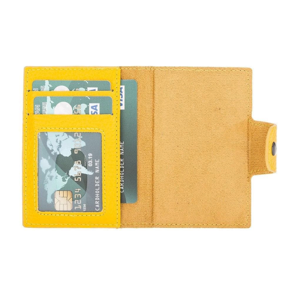 Mondello Genuine Leather Pop-Up Card Holder Bouletta