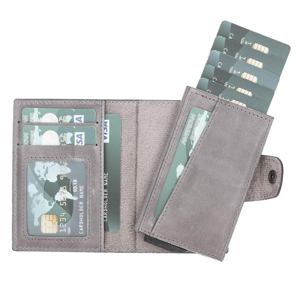 Mondello Genuine Leather Pop-Up Card Holder Bouletta