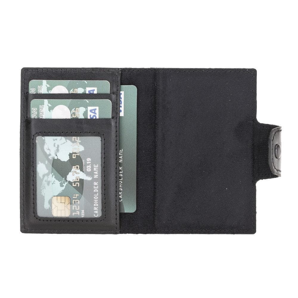 Mondello Genuine Leather Pop-Up Card Holder Bouletta
